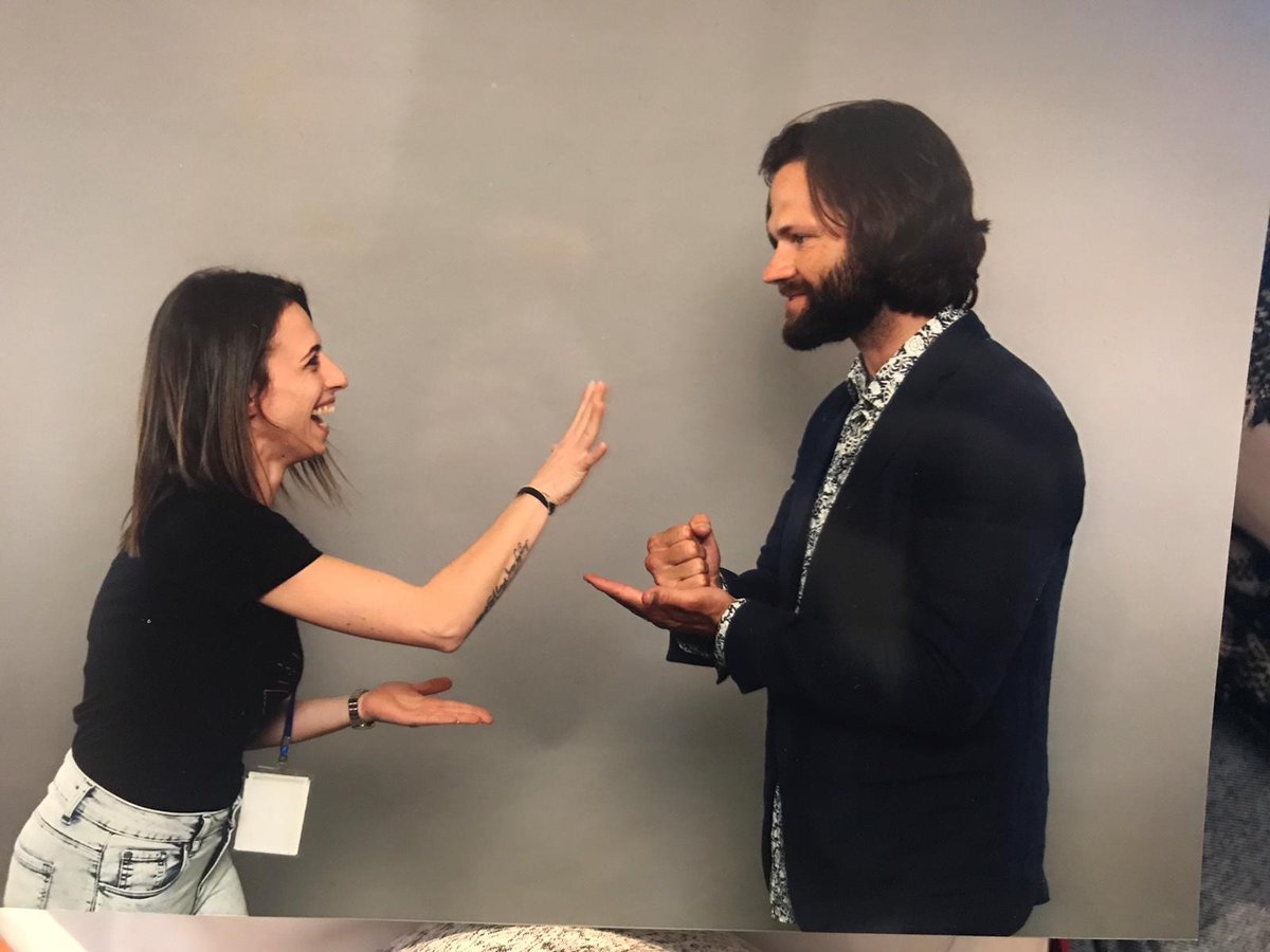 Jensina89's tweet photo. For the first time the loser is Sam Winchester 🤣🤣🤣🤣💚💚😍
#supernatural #samwinchester #JIBCON #JIB10 #JIB #SPNCON #SPNFamily #jibfamily https://t.co/JA7jTlbdAS