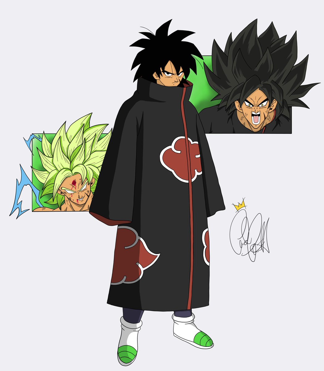 SaikyoDevin's tweet photo. Broly Akatsuki (Fan Art by davinciinkapparel) https://t.co/SimvRHt8Nf