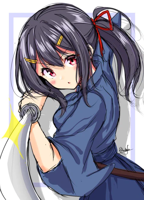 【真剣】柳生鞘花ちゃんらくがきです 