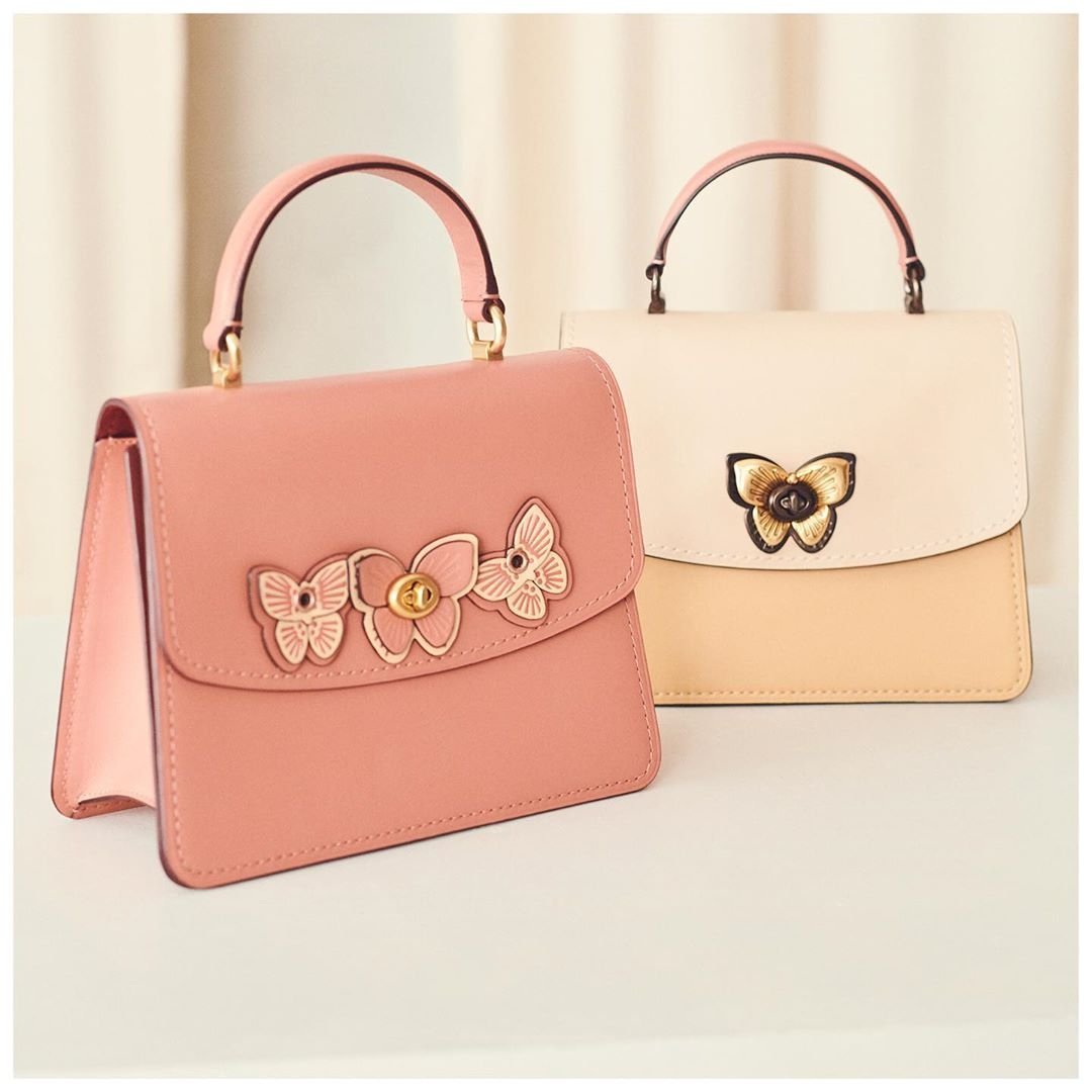 coach butterfly parker bag