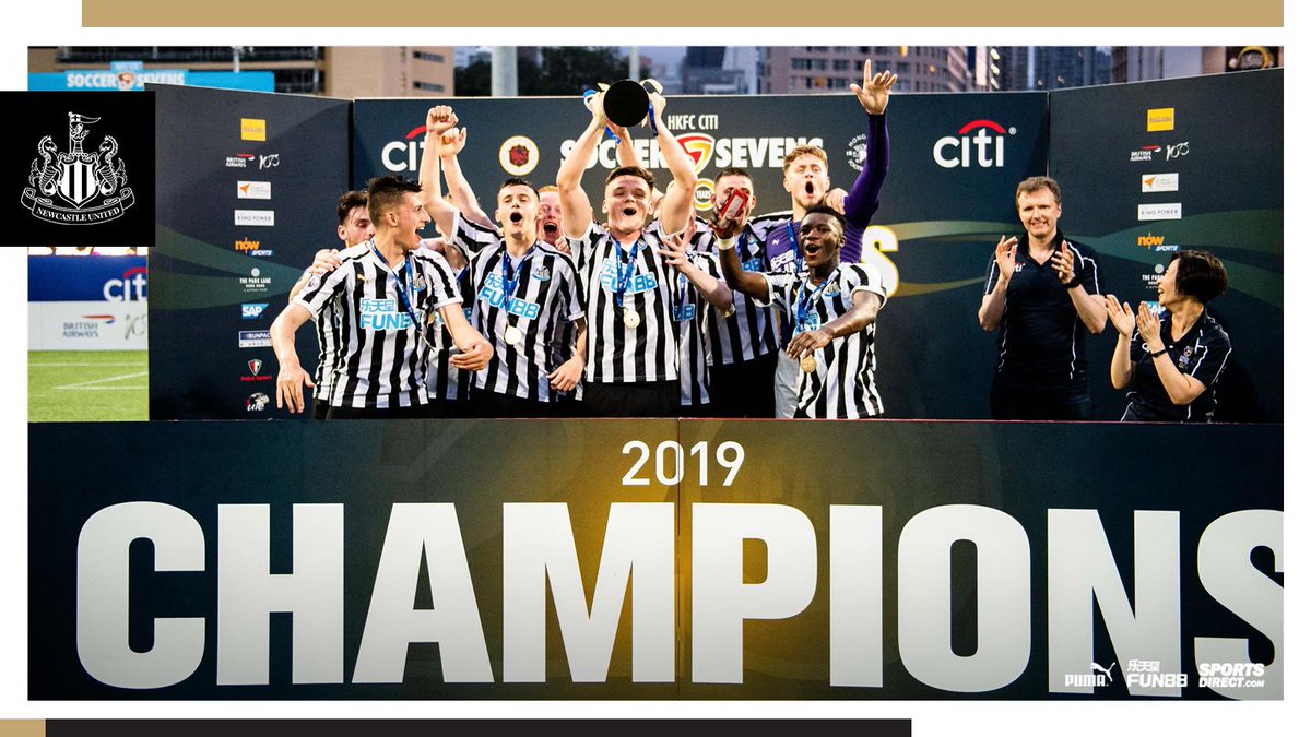 🇭🇰🏆 Congratulations to our under-23s, who are @hksoccer7s champions for the second year in a row! #NUFC
