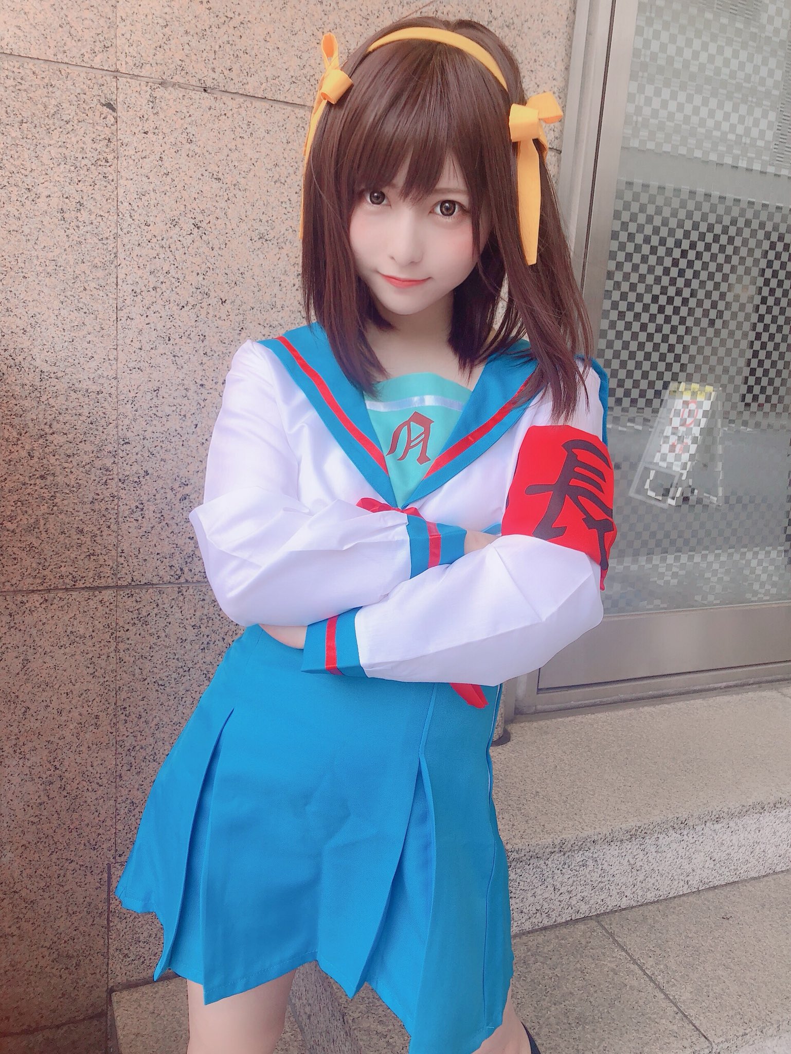 コスプレ ハルヒ Qoo10] 涼宮ハルヒの憂鬱 涼宮ハルヒ 冬服 コス