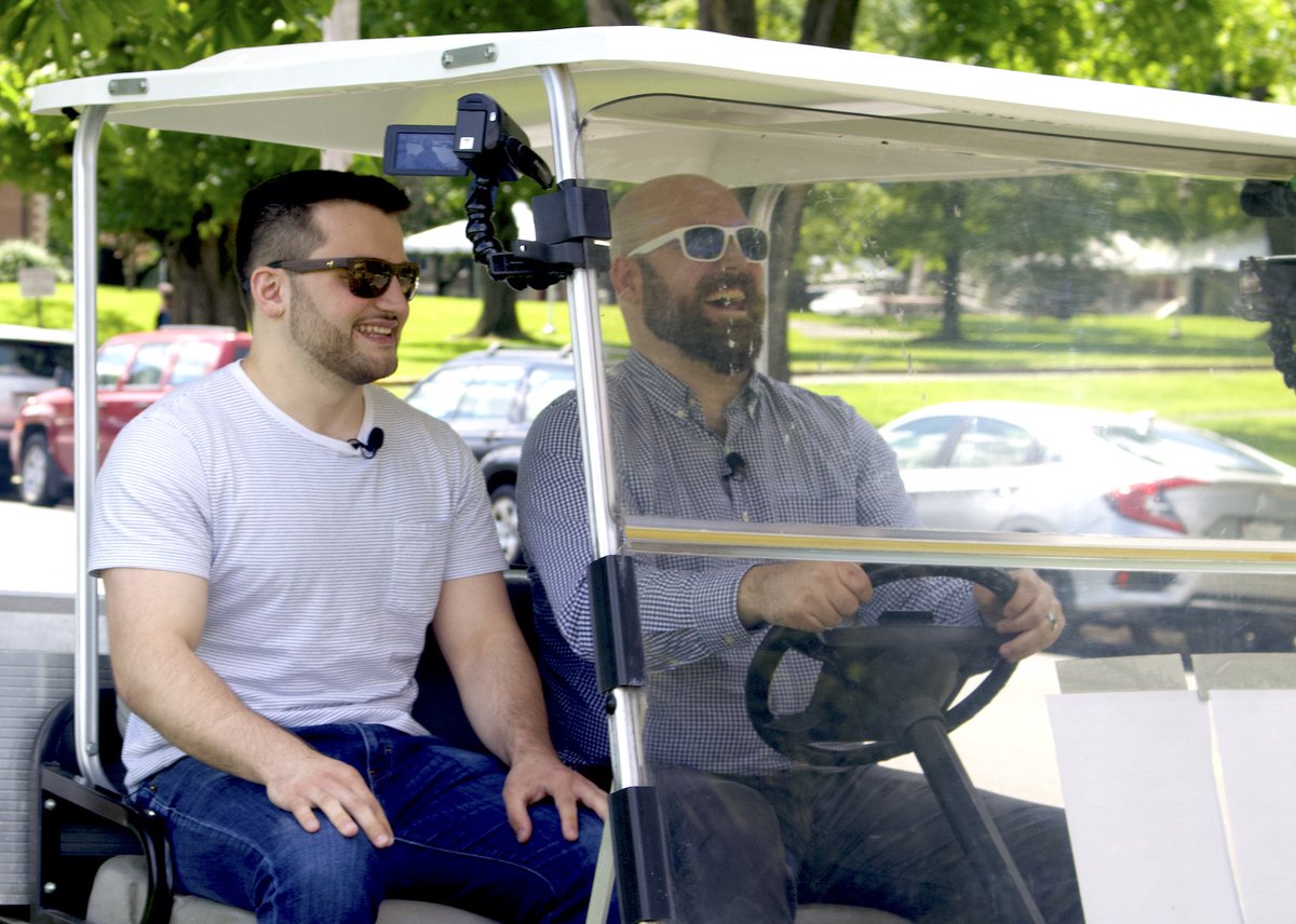 tscia76's tweet photo. As promised, here is the latest episode of Golf Cart Pedagogy... and just in time for Commencement 2019. @manofcharacters @GOVtown https://t.co/8xOfNQryM4 https://t.co/mvLQ1sCTZ2