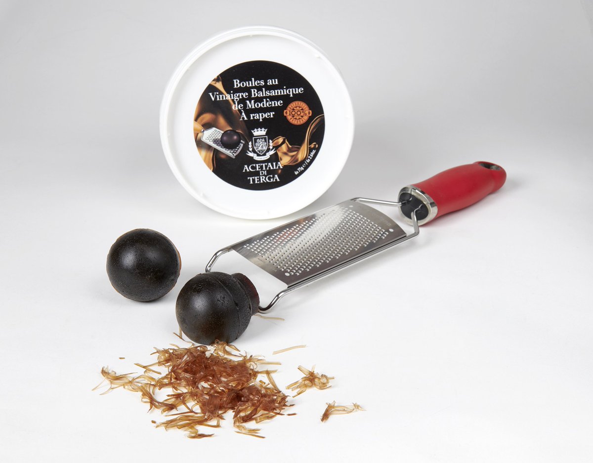 BALSAMIC BOMB : boule de balsamique à râper / Balsamic Ball to grate !!!