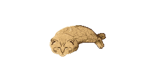 Uzivatel ちぐ Na Twitteru フィギュアになっててかわいかったのでトラ猫エビフライ Pixelart ドット絵