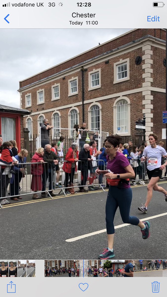 jorycroftmalone's tweet photo. well I’m pleased to say I did it (even tho I don’t look too happy in this photo) &amp; managed sub 2 hours (just- 1.59.08!) #ChesterHalfMarathon https://t.co/buu3yU4EA1