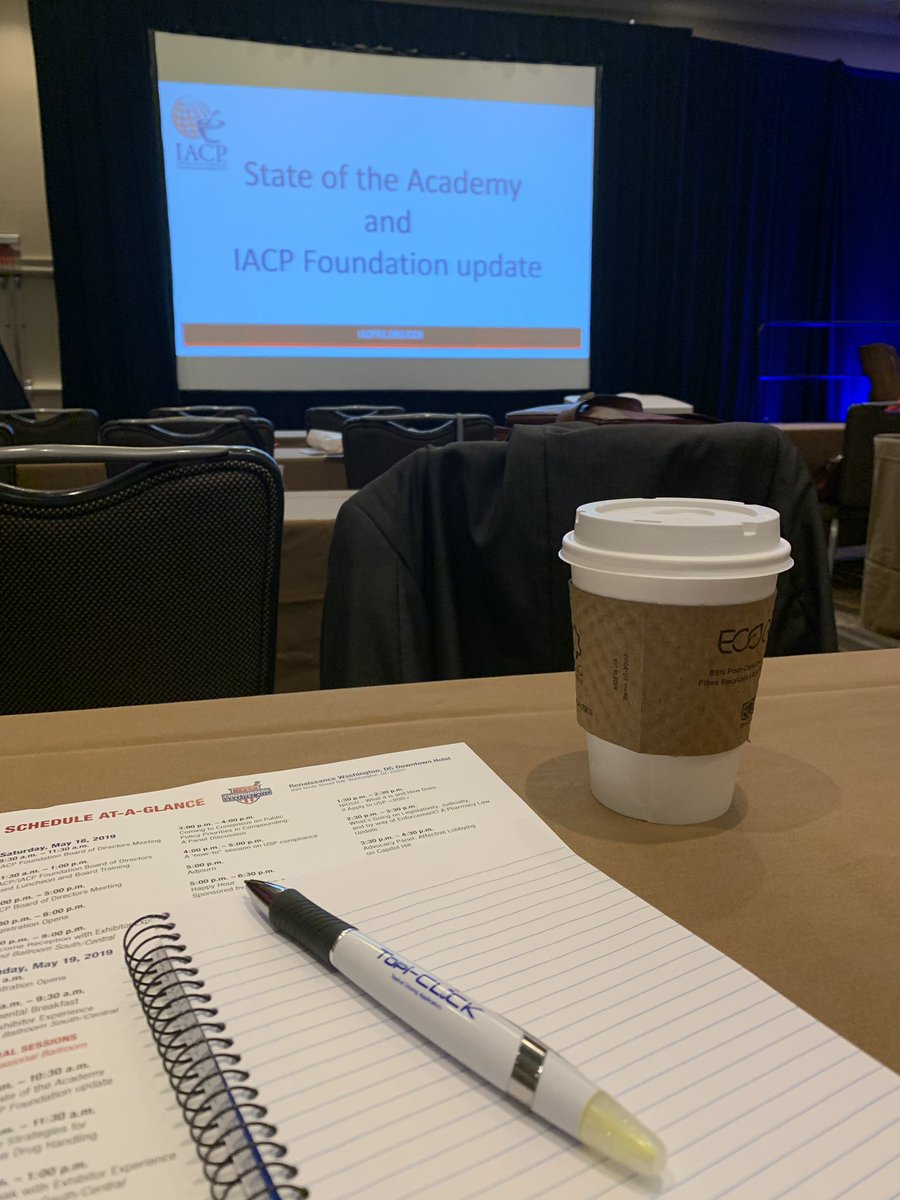 Stellar_XIII's tweet photo. Ready for some fantastic educational content here at #CCH2019 I sure do love this amazing group of industry leaders! #compounding #personalizedmedication #IACP https://t.co/6xakoQ1p04