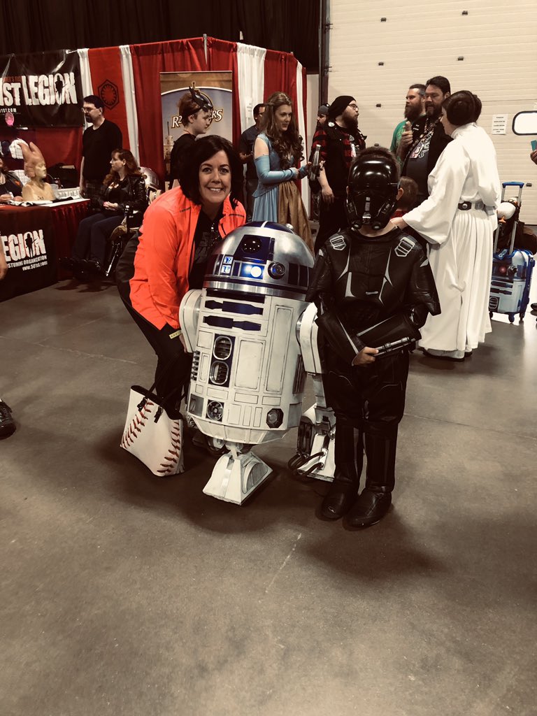 ClanMcClain77's tweet photo. We don't do big vacations. We do little, impactful weekends "McClain Style"! #WeWinGames @MotCityComicCon @MudHens "Life moves pretty fast. If you don't stop and look around once in a while, you could miss it!" https://t.co/7v9u9STBMO