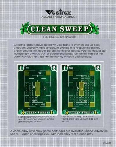 TsakuraWataame's tweet photo. Clean Sweep for the #Vetrex is an #Arcade game! https://t.co/9CiQKPnWz5