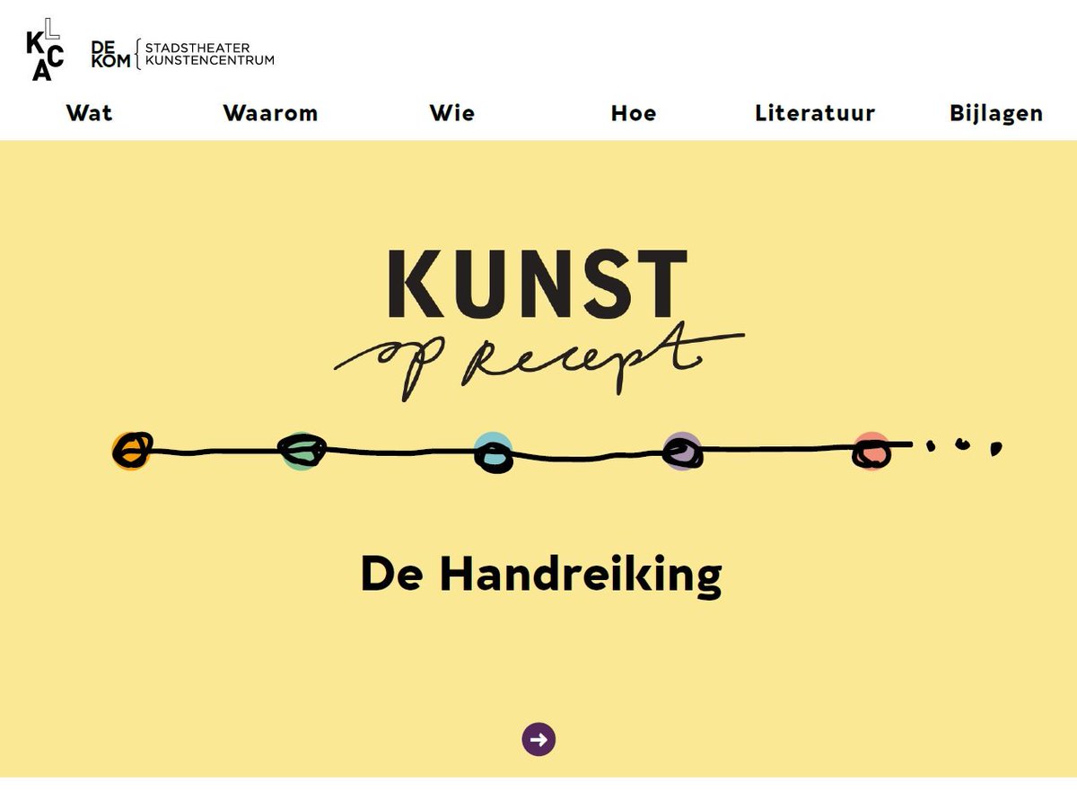 Eind van deze maand verschijnt De Handreiking Kunst op Recept. De hele werkwijze overzichtelijk op een rij!