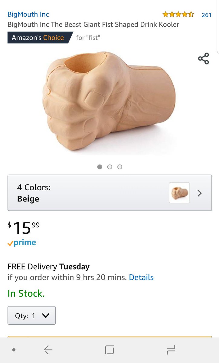 greeceshup's tweet photo. The Beast Giant Fist Shaped Drink Kooler - $15.99
Giving the world's best handjob - Priceless https://t.co/1F8hMV5xhf