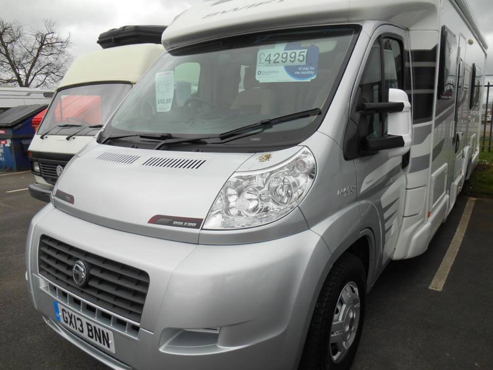 RopersCaravans's tweet photo. This 2013 Swift Bolero Motorhome is a fantastic condition 4 berth motorhome and is available at Ropers now for £42,995. Could it be yours? Click on the link for more photos &amp; spec! https://t.co/A5DxLWe0yD https://t.co/WJ4KqPLGKz