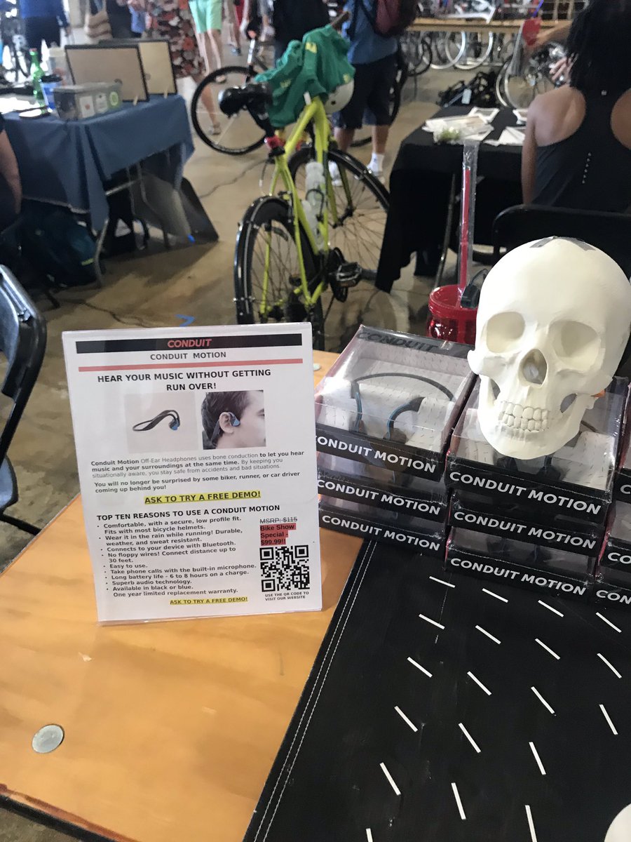 ARJWright's tweet photo. The bike-themed days have continued:

Found out about @GearinUpDC’s #DCBikeSwap after the #DCBikeRide yesterday. Great org to support &amp; volunteer

So, so many bikes &amp; parts. 🚲 look like their owners 😁

@ConduitSports 🎧 augmented intelligence👌🏾
@velocitycoop 🔧⚙️👏🏾👍🏾 https://t.co/5vmn1aphwA