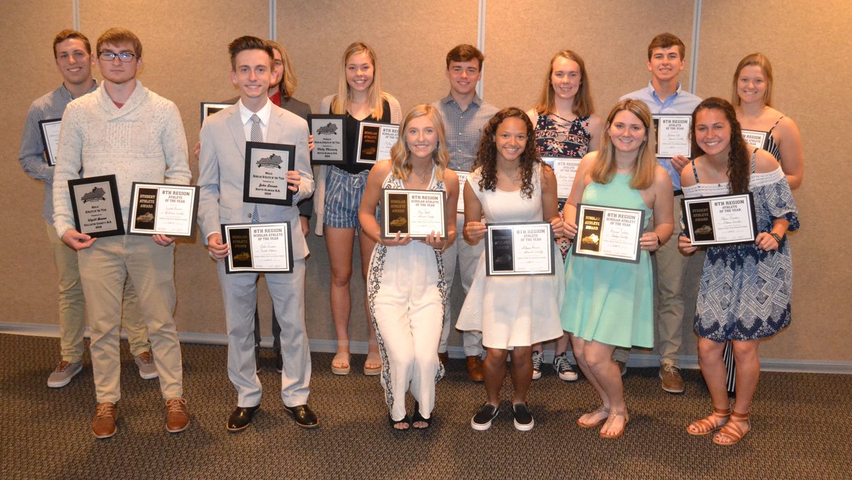 OldhamEraSports's tweet photo. Oldham County's Elana Ornelas and South Oldham's Luke Morrison represented District 29 as the Athletes of the Year while South Oldham's John Larsen and Molly Moriarty were named Scholar Athletes of the Year by the 8th Region Athletic Directors Association. https://t.co/d1dZFiON6B