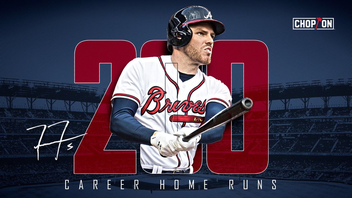 Congratulations to @FreddieFreeman5 for hitting his 200th career home run!