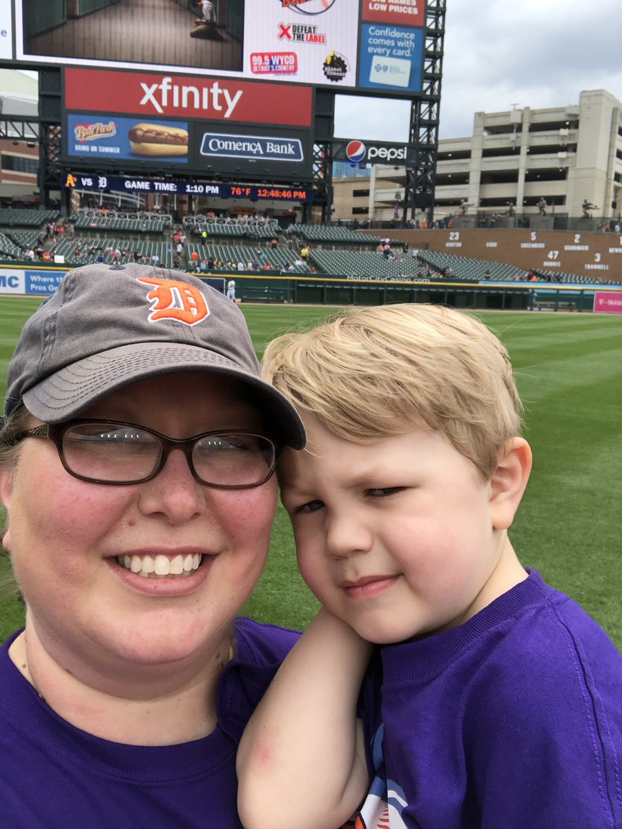 JanelleBross's tweet photo. Thank you to @DefeatTheLabel for the amazing opportunity to Strike Out Bullying at todayβs Tigerβs game. Sam and I had an amazing experience watching Alexis throw out the first pitch and helping to spread a positive message! #Upstanders #DefeatTheLabel #GoTigers #ShorianPride https://t.co/MSXeQN6Ccu