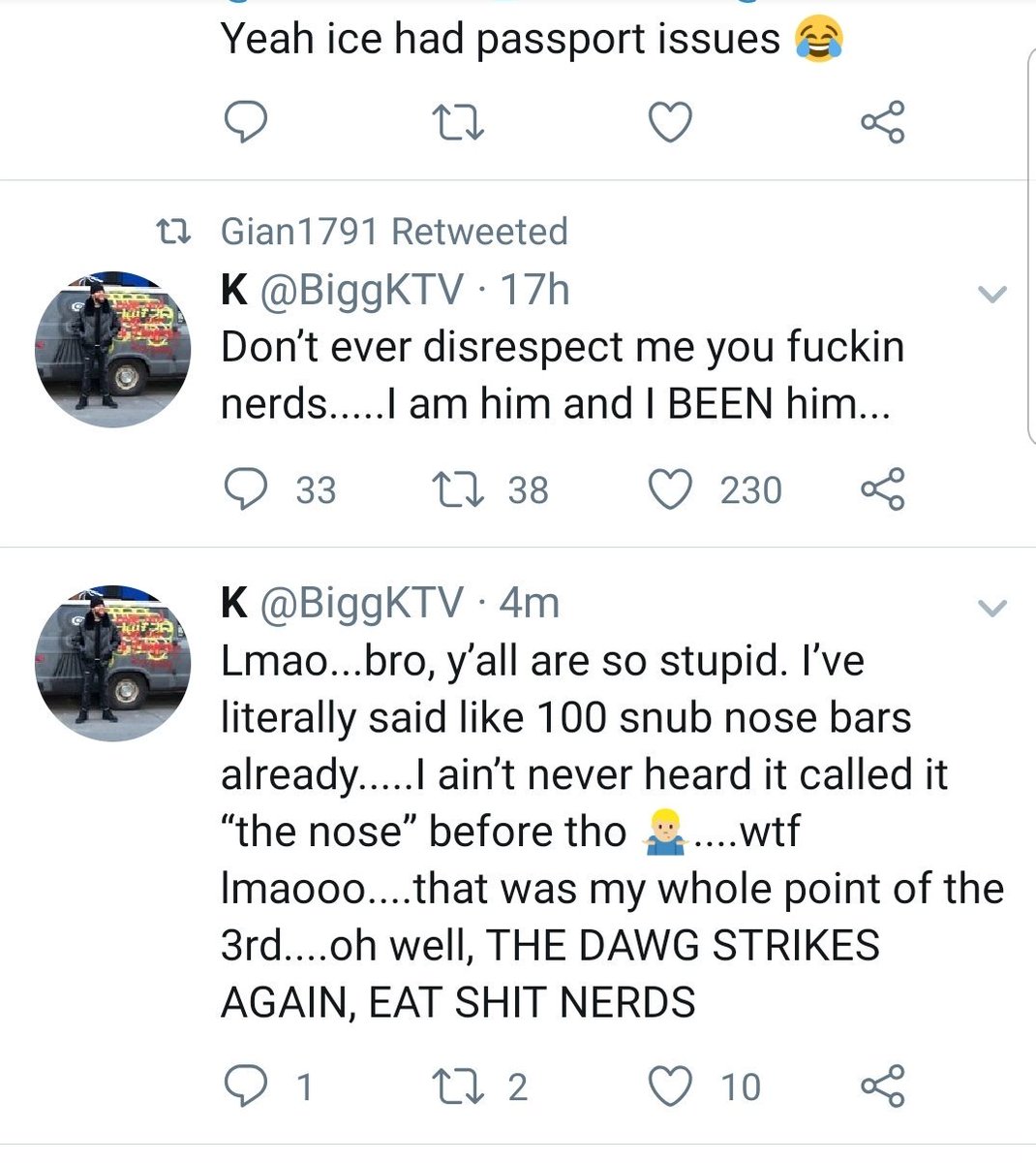 BRRTMedia's tweet photo. For those blocked by Big K 😂😂😂 https://t.co/dl6l8sKnqO