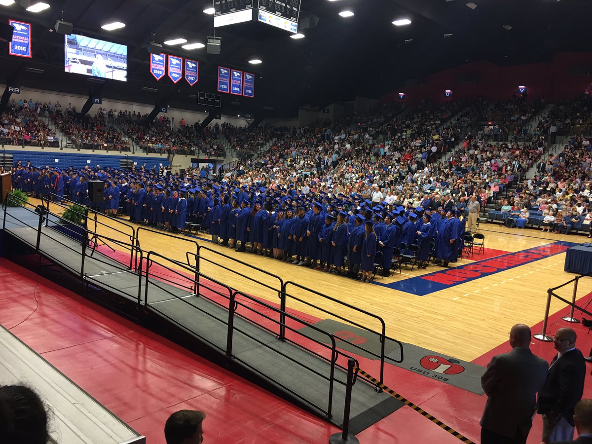 SRO_Fine's tweet photo. Proud of HHS Class of 2019 graduates. Congratulations!! #usd308 #HHS https://t.co/6WeCJwVKbM