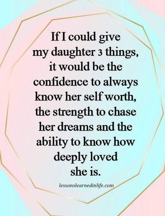 I feel incredibly lucky to have 2 Daughters.. I wing it everyday as I've not had a Mum to learn from, I may have crap days BUT my girls will always know their worth, always feel loved & will grow up believing they can be whatever they want to be! #Daughters #BreakingTheChain