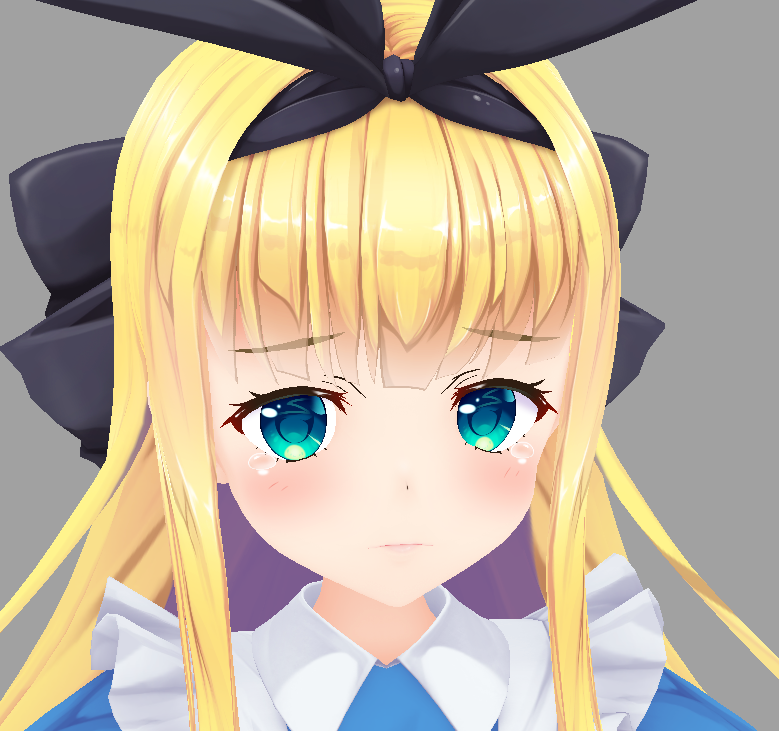 るいのれ On Twitter 補足および週報 スクショは順に 涙 怒り 青ざめ 頬染め そういう系の追加 他 内部のポリゴンとテクスチャ追加 仕様およびデータ整理 した