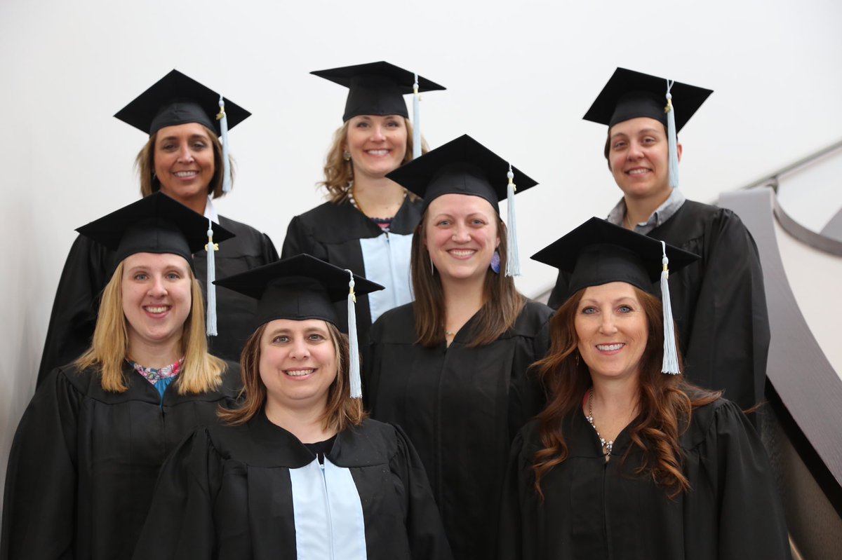 USiouxFalls's tweet photo. Congratulations to the 2019 recipients of the Fredrikson School of Education Servant Leadership Award! #USFGraduation https://t.co/V6KbbFrUpN