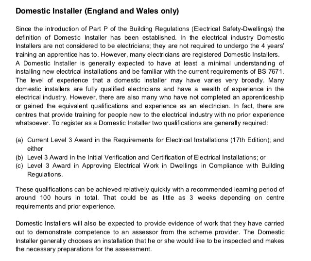#domestic #installer direct from the mouth of the <a href="/TheIET/">The IET​</a> @IET_WM 

Thoughts and opinions 🤔

<a href="/OfficialNAPIT/">NAPIT</a> @OfficialNICEIC @OfficialElecsa @StromaGroup <a href="/mhclg/">Ministry of Housing, Communities & Local Gov</a> <a href="/group_e5/">Meco mels</a> @TCW_01 <a href="/pureelectricuk/">Lee Ward LCIBSE MACQP MICWCI MIET EngTech Ω🇬🇧</a> <a href="/ElectricalJuice/">Juice Electrical Services</a> @DansTheEngineer <a href="/NewHomesExpert1/">New Homes Expert</a> <a href="/timmasonguitar/">Tim Mason Guitar FISM</a> <a href="/Sparky_Ninja/">SparkyNinja ⚡🥷</a>