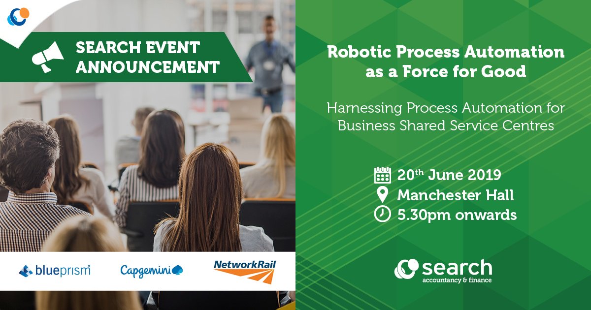 SearchRecruits's tweet photo. Pioneer the future of your business with Robotic Process Automation.

Join us in June to find out how RPA automates and performs repetitive tasks, allowing the freedom to focus on more creative, meaningful work.

Register today: https://t.co/b6wvo2LaCU

#Accounts #SearchEvents https://t.co/e7f9y0GmRc