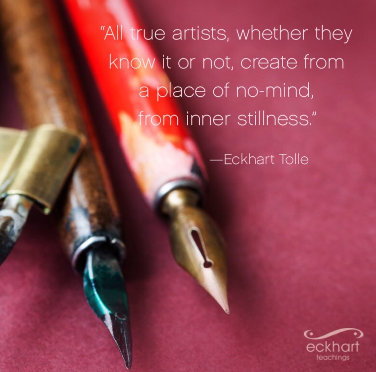 #innerstillness #peace #artist #create #eckharttolle