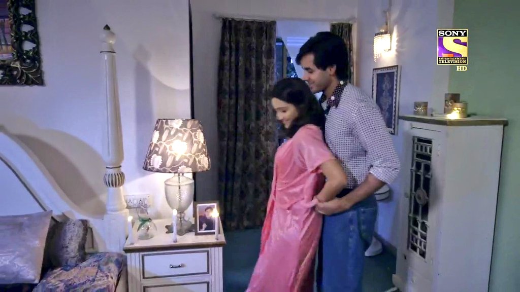 Just the way he turned her alongwith pulling that knot was hotWith him getting her into his arms, she started melting like an icecream tinge by tinge as the heat of his passion to make love to her kept increasing. #YehUnDinonKiBaatHai