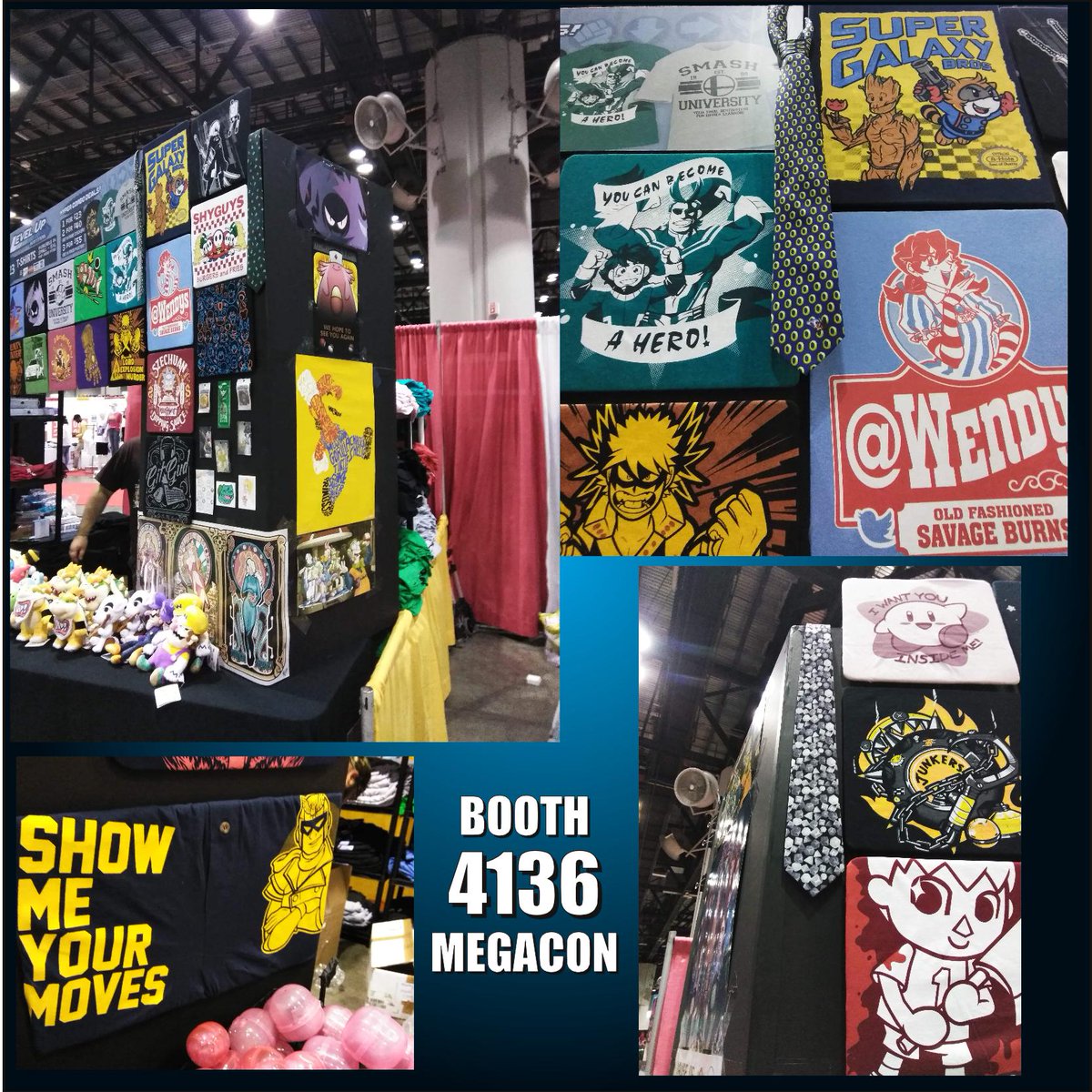 LevelUpOutfit's tweet photo. #sundayfunday at #megaconorlando
Come down and get the latest and greatest in unique gamer fashions and designs only at Booth 4136
#megacon #luomegacon2019 #collage #djawesomusprime #captainfalcon #mario #kirby #guardiansofthegalaxy #groot #rocketraccoon
#levelupoutfitters https://t.co/snRYXfPnBY