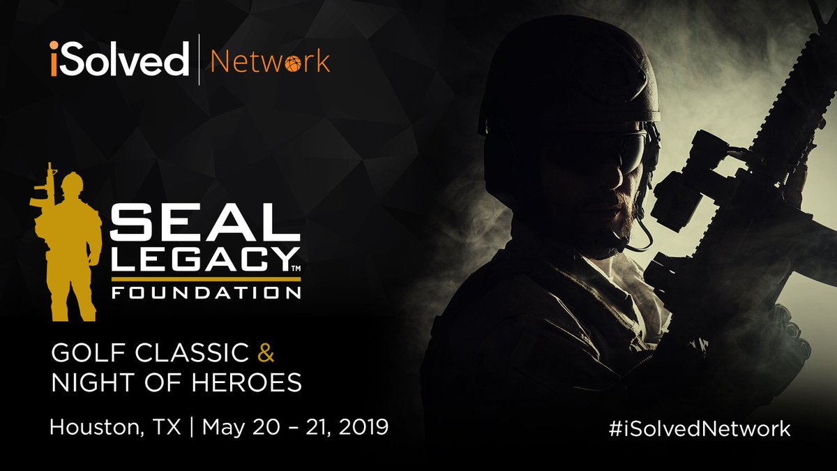 isolvedhcm's tweet photo. Tomorrow is the 2019 SEAL Legacy Golf Classic &amp; Night of Heroes! 🤩 Get ready for some golfing and good camaraderie! #iSolvedNetwork @SEALLegacy https://t.co/WsLTtwLqG6