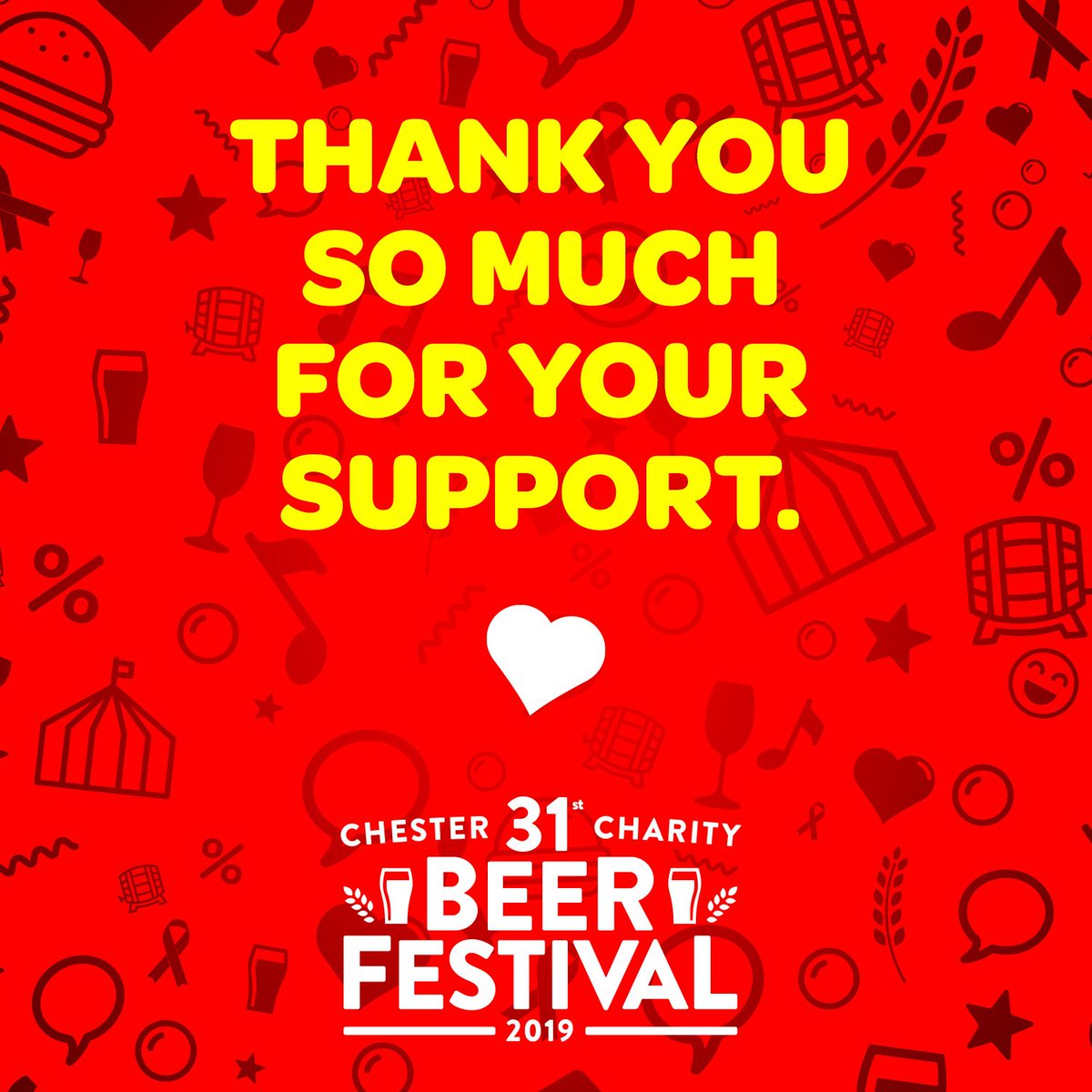It's been a fantastic three days at the beer festival. We're all knackered! Thank you to all Round Table volunteers and organisers. Most importantly, thank you to you. Your continued support for the festival is why we do this. Thank you again so much. We'll see you next year!