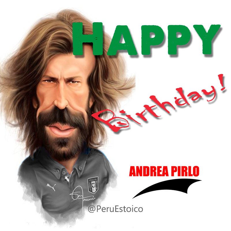Happy 40th birthday to the one and only Andrea Pirlo     