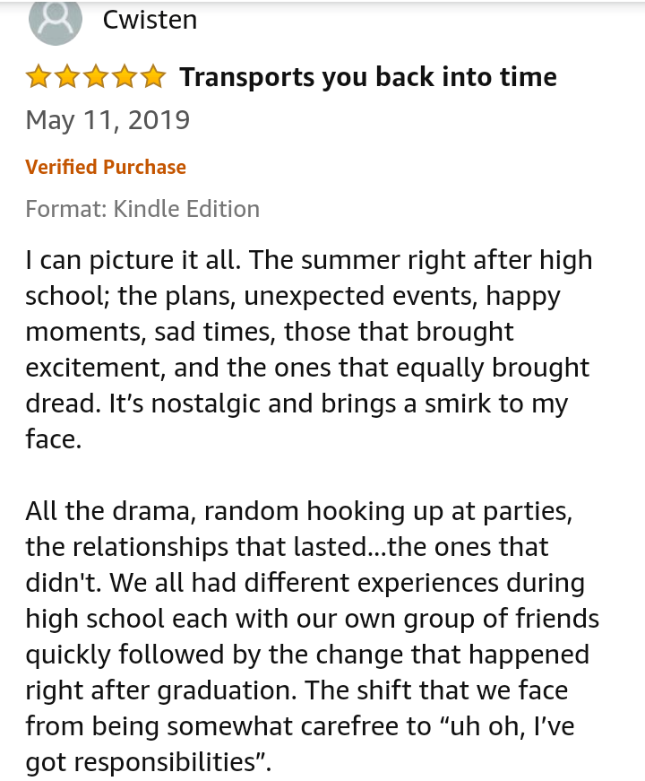 booksbytt's tweet photo. Another review is in for The Summer of Shift!!!
#WritingCommunity #Indieauthor #romancewriter #lifelessonsseries #thesummerofshift #theseasonofquestions #dreambigdreamoften https://t.co/Otk2eymuAM