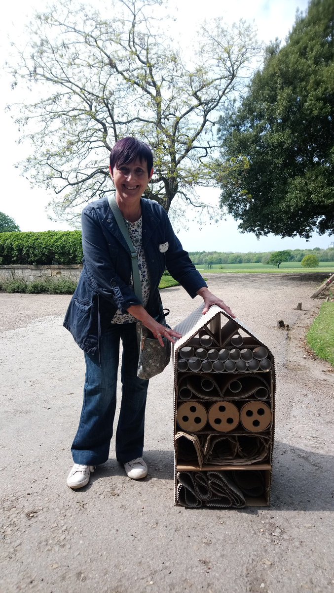 NTOrmesbyHall's tweet photo. Another cardboard creation by our star Bev. This time she's made a bug home for all the knitted bugs to call their own, for the #halfterm trail starting Monday 27th May.
#bugstrail #bughome #bugs #bugdetectives #cardboardcreation https://t.co/NPeI3wcXxK