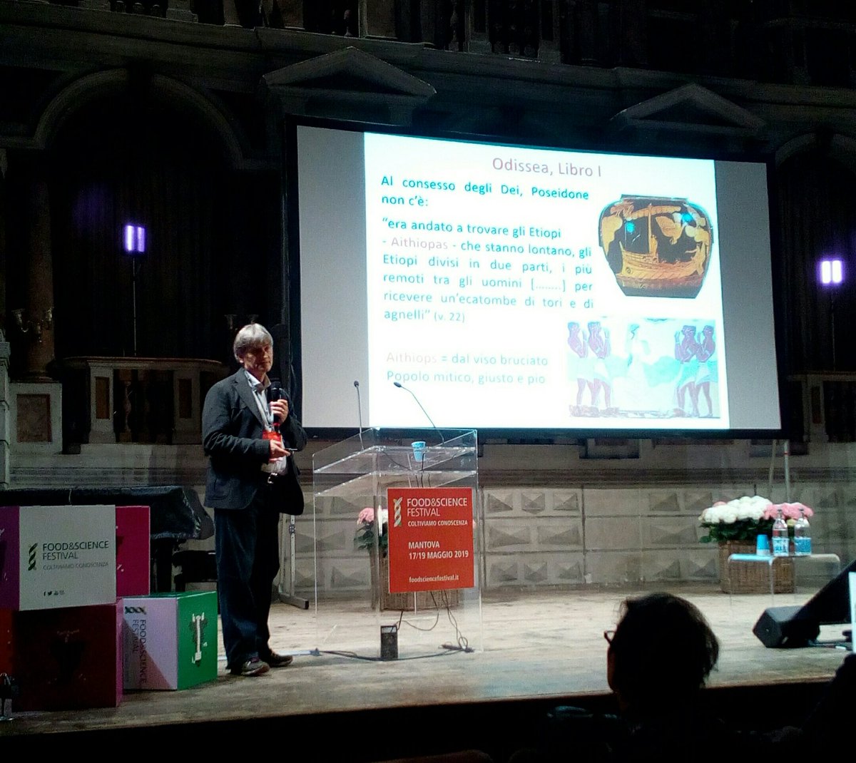 foodsciencefest's tweet photo. Mario Enrico Pè, di @ScuolaSantAnna, ci parla delle condizioni dell'agricoltura in Etiopia, dove convivono agricoltura di sussitenza, progetti innovativi e grandi potenzialità.
#mfs2019 #foodscience2019 #Mantova #vivomantova https://t.co/DSG76KRyIM
