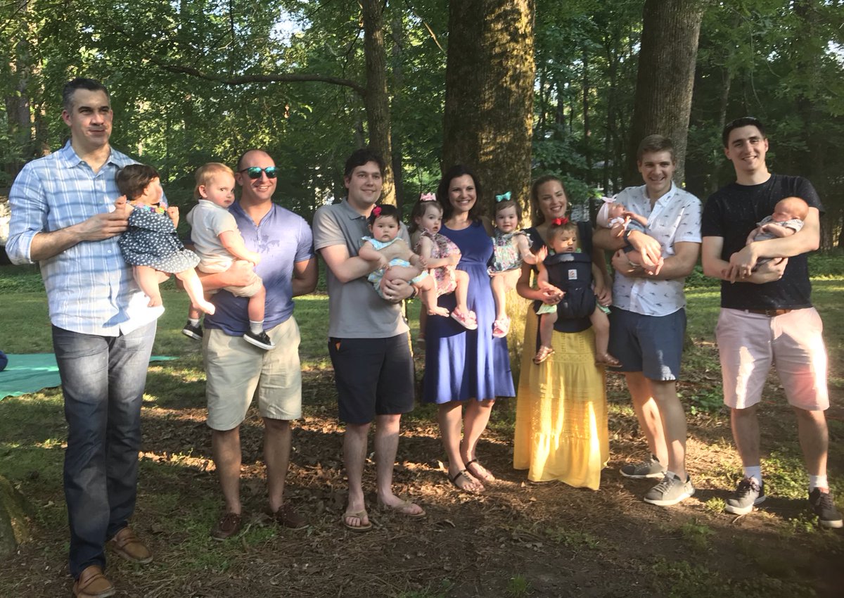 All the @DukeSurgery babies looking good at the annual resident picnic!
