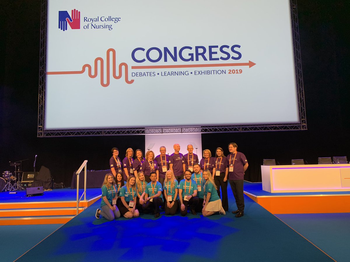 Looking forward to represent the future of nursing in today’s RCN Congress opening ceremony #RCNCongress #RCNCongress2019