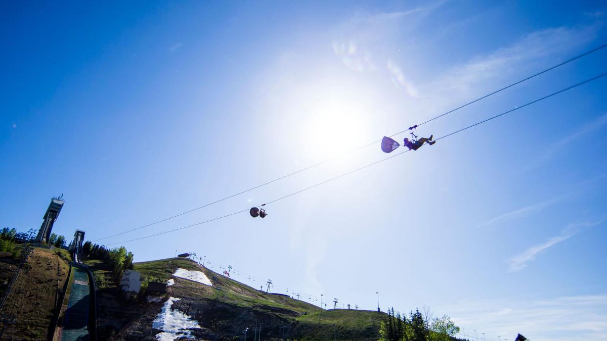 WinSportCanada's tweet photo. We are officially open for summer! Click here for hours and to book your next flight down North America's fastest zipline or challenge the family to a round of mini golf: https://t.co/tmfZI3SnSL https://t.co/BnooG7HA6b