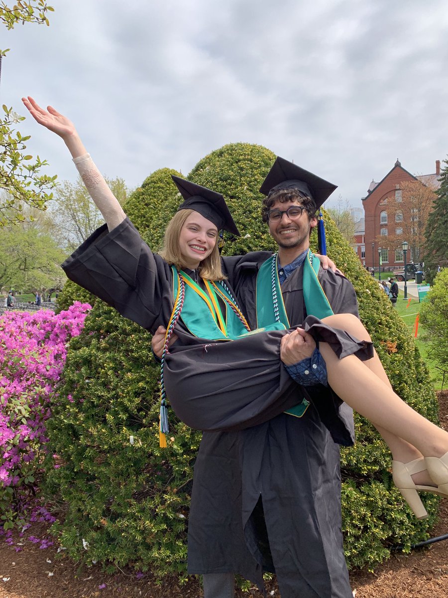 Jenn__L's tweet image. Congrats Jordan &amp;amp; Wolfgang!  #UVMgrad