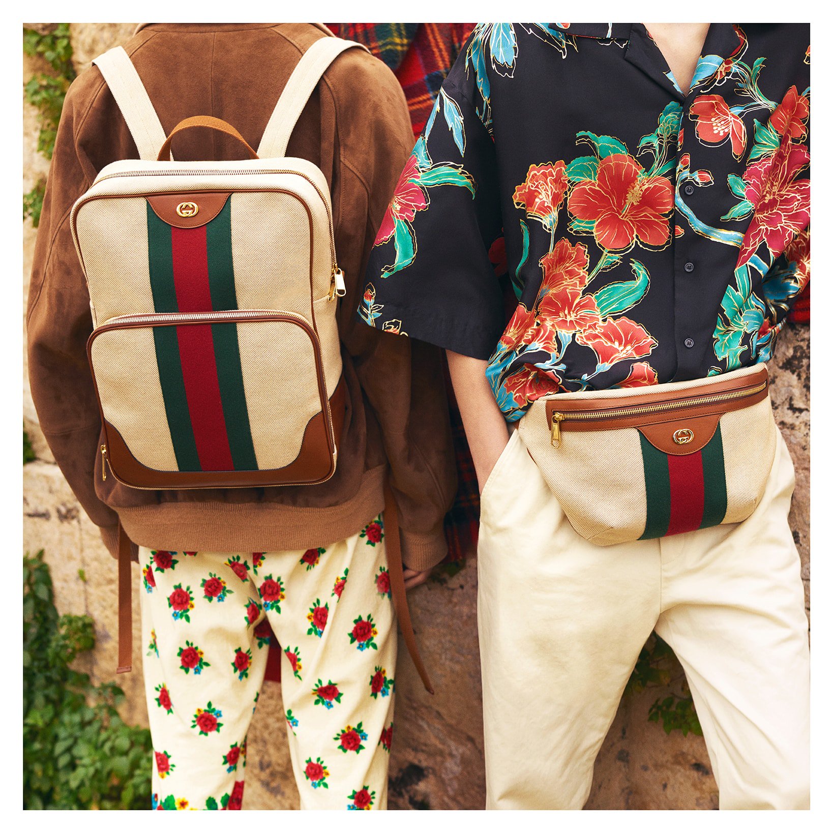 Gucci vintage outlet canvas belt bag