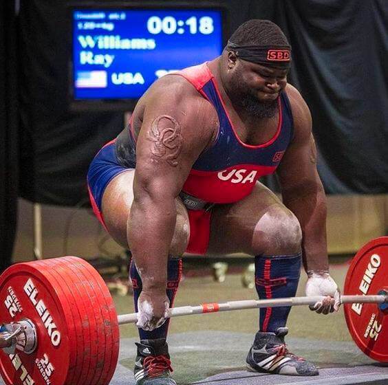 TomiVenus's tweet photo. The man with a total of over 2400lbs! Powerlifter Ray Williams is #TeamNoAbs https://t.co/s8JorumrUh