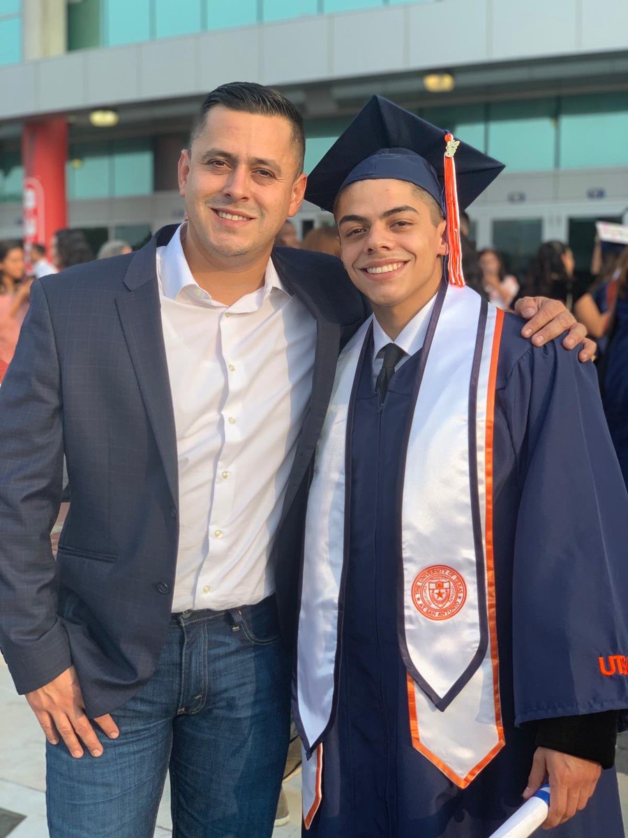 VargasHector26's tweet image. So So So Proud of this young Man. Yes it was not easy but yesterday he graduated as a Mechanical Engineer from #UTSAGrad19  #ProudBrother