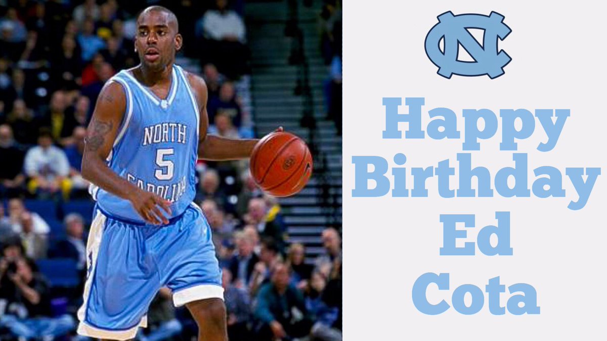 SRTarHeel's tweet image. Happy 43rd Birthday to Ed Cota
-UNC (1996-2000)
-3x All-ACC Team (1998, 1999, 2000)
-1997 ACC Rookie of the Year
-1,262 Career Points (52nd All Time, UNC)
-1,030 Career Assists (1st All Time, UNC/3rd All Time, NCAA)
-7.46 Career APG (2nd All Time, UNC)