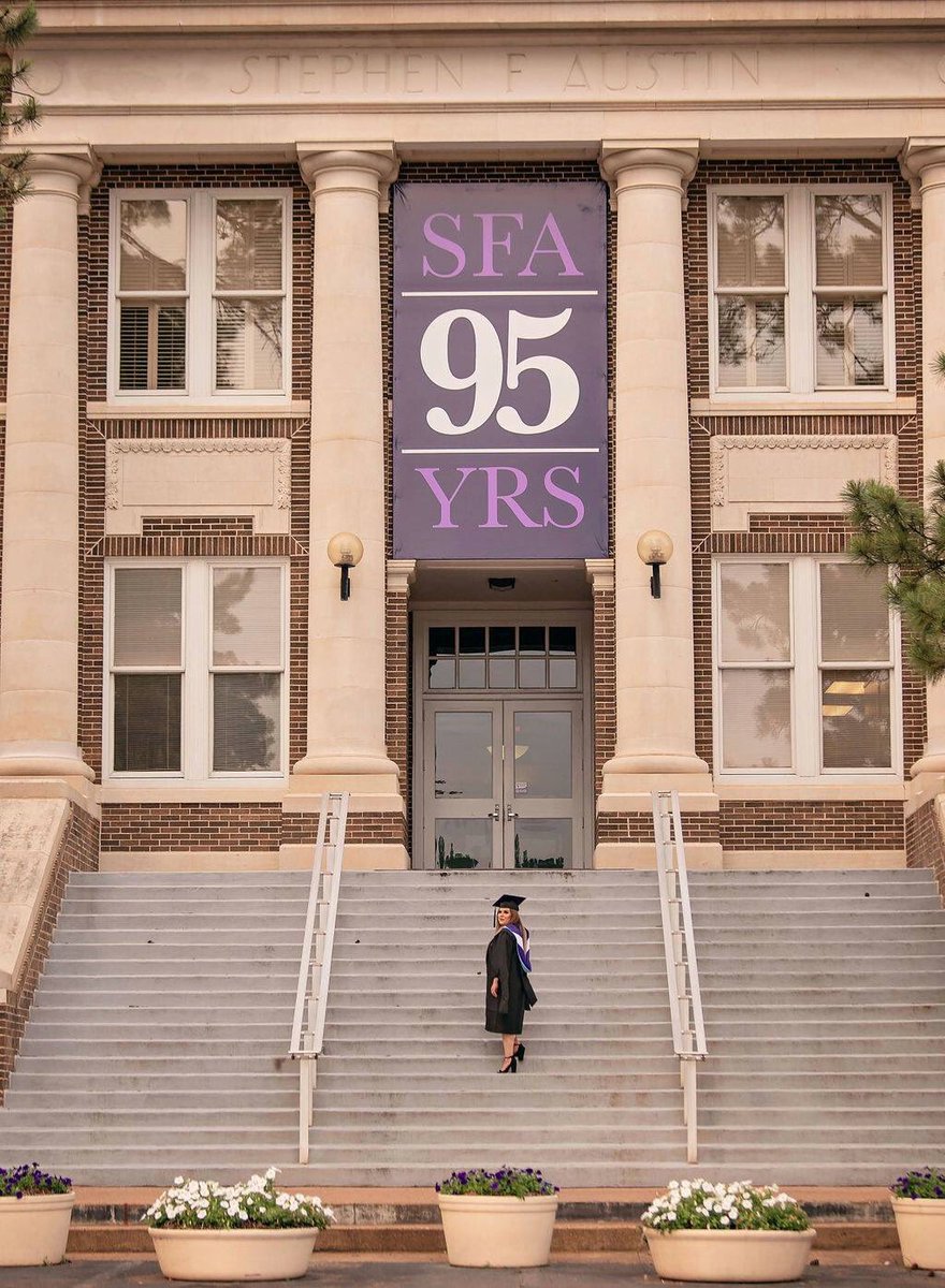 Mrs_LGarcia's tweet photo. Yesterday I graduated from @SFASU with my Masterβs Degree in Educational Leadership! I am a first generation college graduate π©π»βπ in my family and proud of it too! @DPISD_DWE #MastersDegree #SFASU #SFAGRAD #TeachersOfTwitter #MEd #EducationalLeadership #SFA19 https://t.co/qZRFX5t2Kx