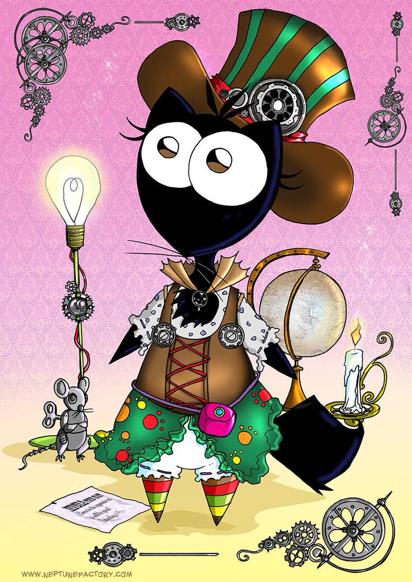Micia in the Steampunk World :)