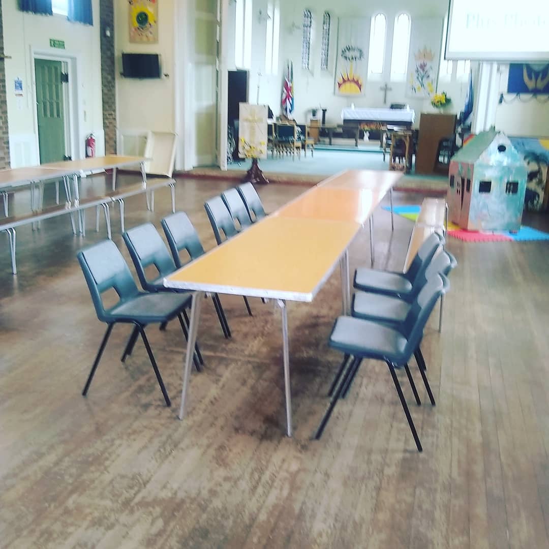 stjamesblendon1's tweet photo. The quiet before the storm!!!! #stjamesblendon #Bexley #Messychurch https://t.co/13Dx7oya8T