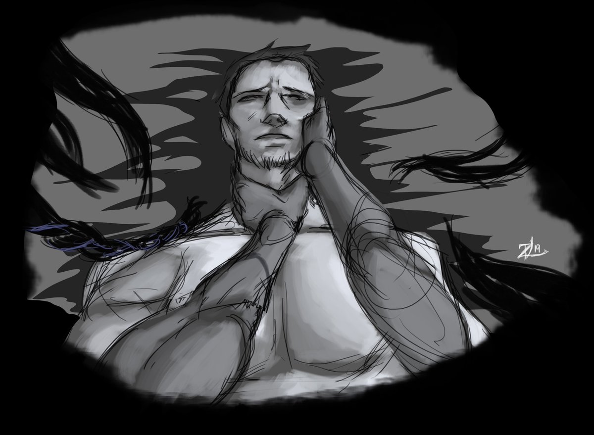 zva_redink's tweet photo. Really sketchy cause I was just trying something out. Fun little challenge with CorNyx (a challenge that didn’t involve my masochistic use of terrible face angles ;P).

#redinkart #nsfw #sketchbook #ffxv #finalfantasyxv #kingsglaive #cornyx #corleonis #nyxulric #firstperson https://t.co/J0UWbYwoiG