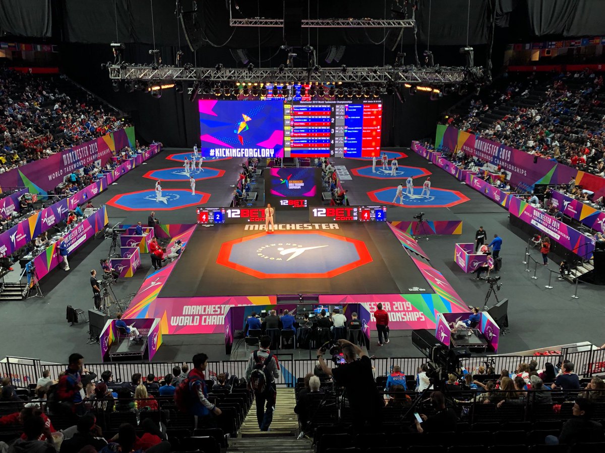 Thanks <a href="/droyluke/">Trevor Baxter</a> <a href="/NabillahLala/">Nabillah</a> <a href="/matthewarchibal/">Matt Archibald</a> <a href="/HallGary/">Gary Hall MBE</a> <a href="/LauraMeech/">Laura Craig</a> <a href="/GBTaekwondo/">GB Taekwondo 🇬🇧</a>  for a great world taekwondo champs in Manchester.