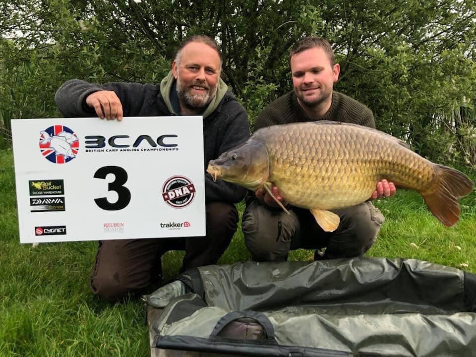 Well done to Colin Scott and Andy Mundy for finishing first in the BCAC qualifier at Merrington Carp Fishery this weekend. It was a tough line up but with 163 lb over 6 fish they absolutely nailed it! 💪🏼 🎣 
  #CarpFishing #BCAC #carpy